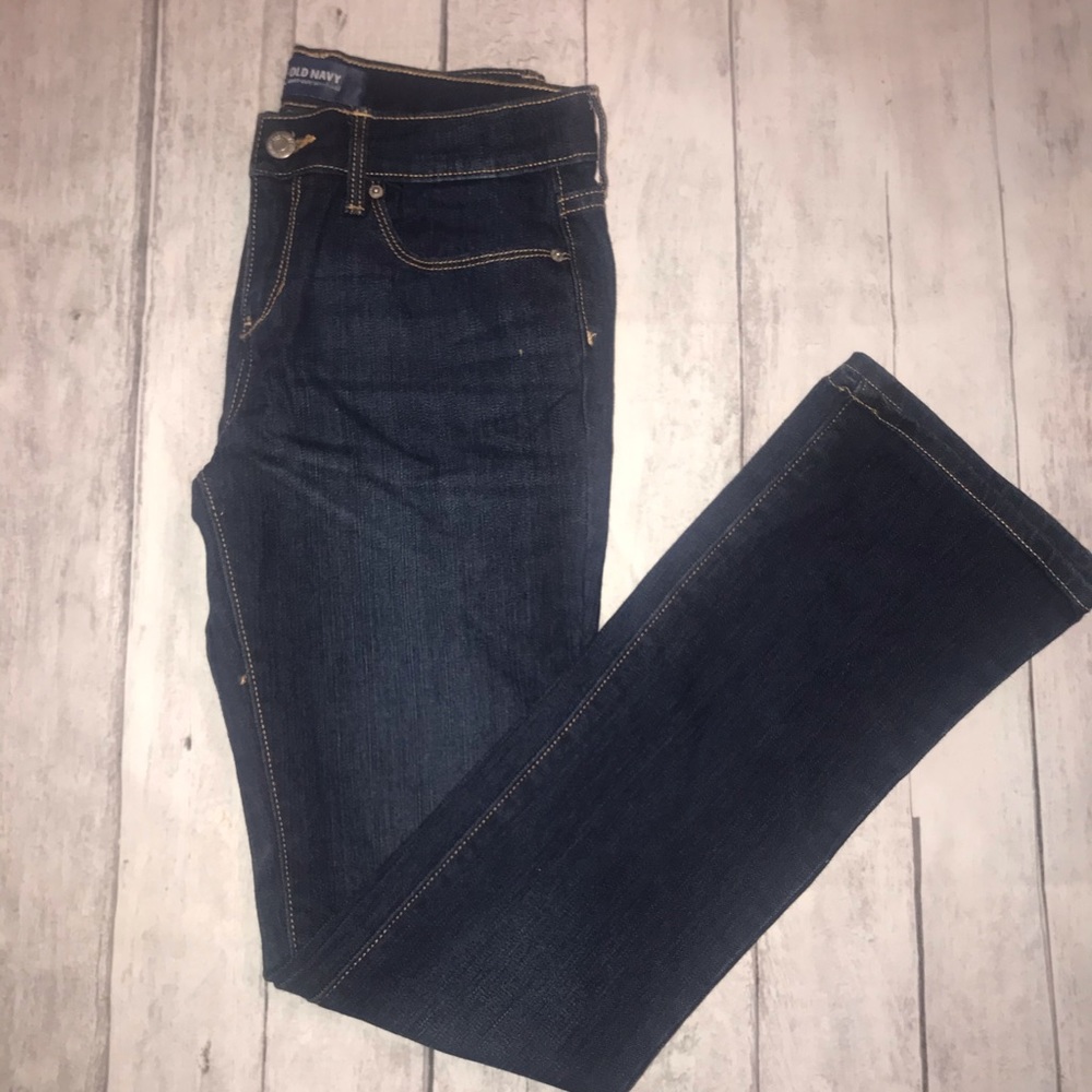Old Navy Boot Cut Dark Jeans
